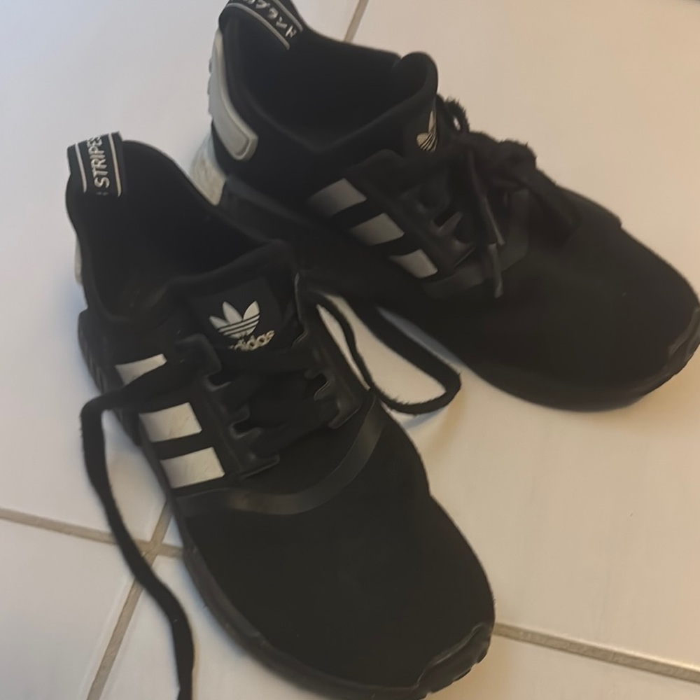 Adidas Black and White Sneakers